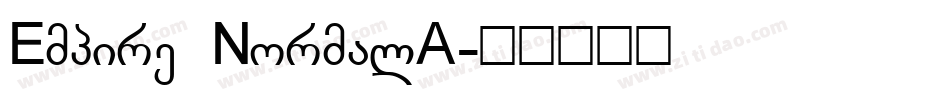 Empire NormalA字体转换